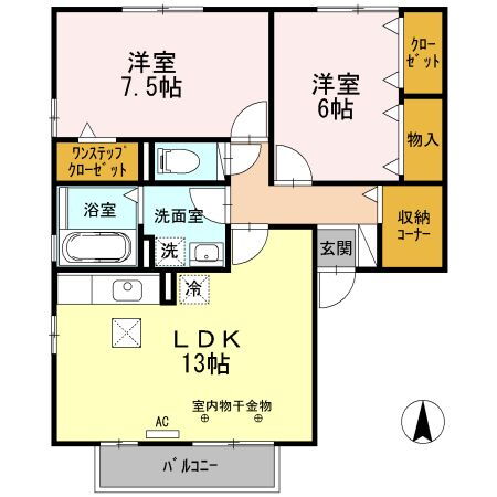 長野県長野市青木島１ 長野駅 2LDK アパート 賃貸物件詳細