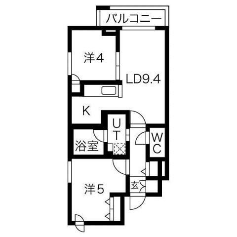 北海道札幌市北区北十七条西２ 北１８条駅 2DK マンション 賃貸物件詳細