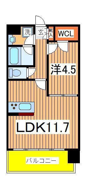 ラグゼナ流山おおたかの森 8階 1LDK 賃貸物件詳細