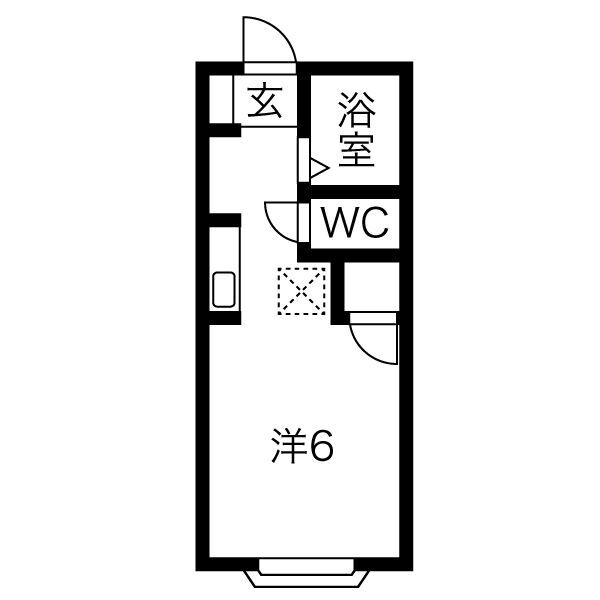 兵庫県神戸市灘区都通３ 西灘駅 1K アパート 賃貸物件詳細