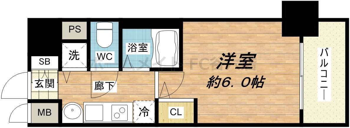大阪府大阪市中央区常盤町２ 谷町四丁目駅 1K マンション 賃貸物件詳細