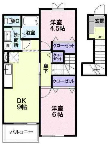 山形県東根市神町東１ 神町駅 2DK アパート 賃貸物件詳細