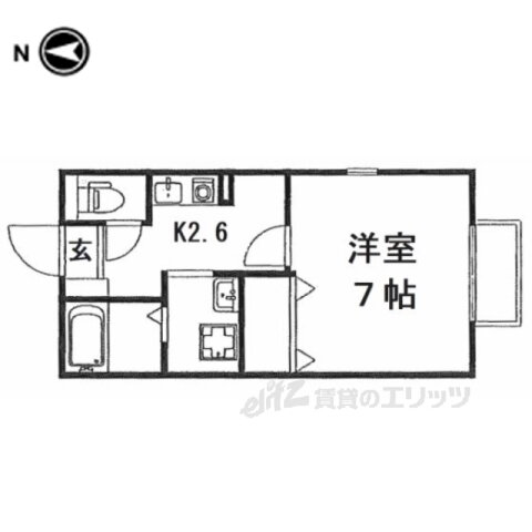 奈良県奈良市佐保台西町 平城山駅 1K アパート 賃貸物件詳細