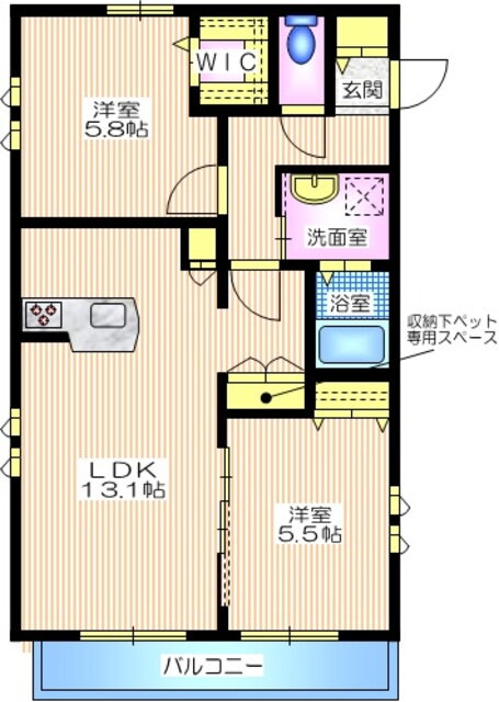 神奈川県逗子市逗子５ 逗子・葉山駅 2LDK マンション 賃貸物件詳細