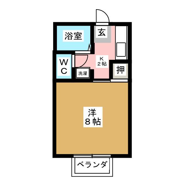 愛知県北名古屋市鹿田藤の木 西春駅 1K アパート 賃貸物件詳細