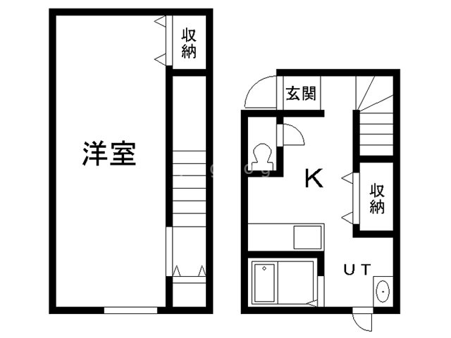 Ｒ・Ｓ・Ｋ 1階 1DK 賃貸物件詳細