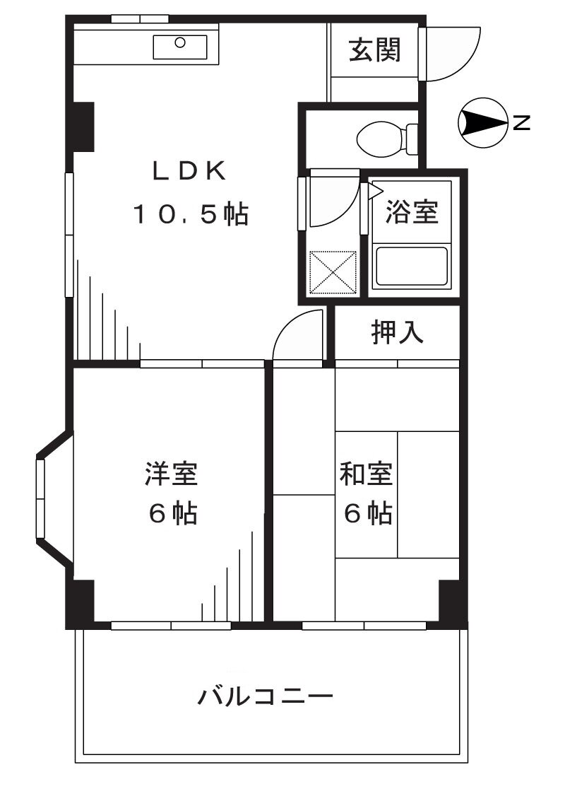神奈川県川崎市高津区二子２ 二子新地駅 2LDK マンション 賃貸物件詳細