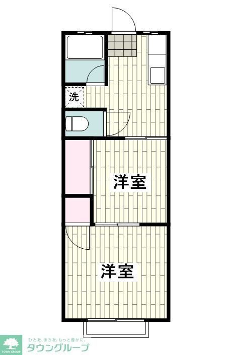 神奈川県横浜市旭区川井本町 三ツ境駅 2K アパート 賃貸物件詳細
