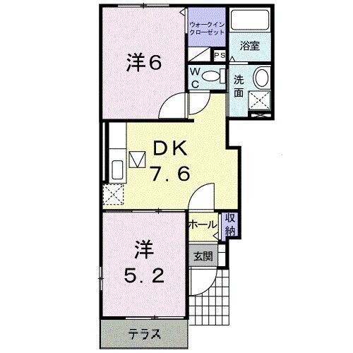 宮崎県宮崎市高岡町内山 宮崎駅 2DK アパート 賃貸物件詳細