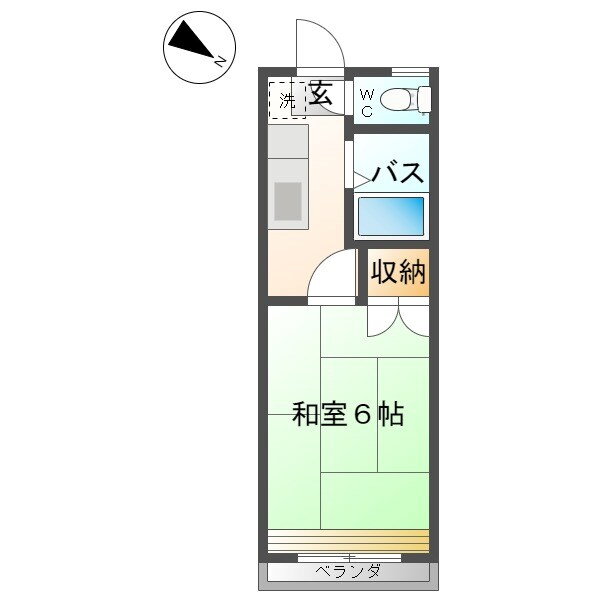 長野県上田市材木町２ 上田駅 1K アパート 賃貸物件詳細