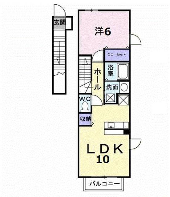 愛媛県松山市吉藤２ 本町六丁目駅 1LDK アパート 賃貸物件詳細