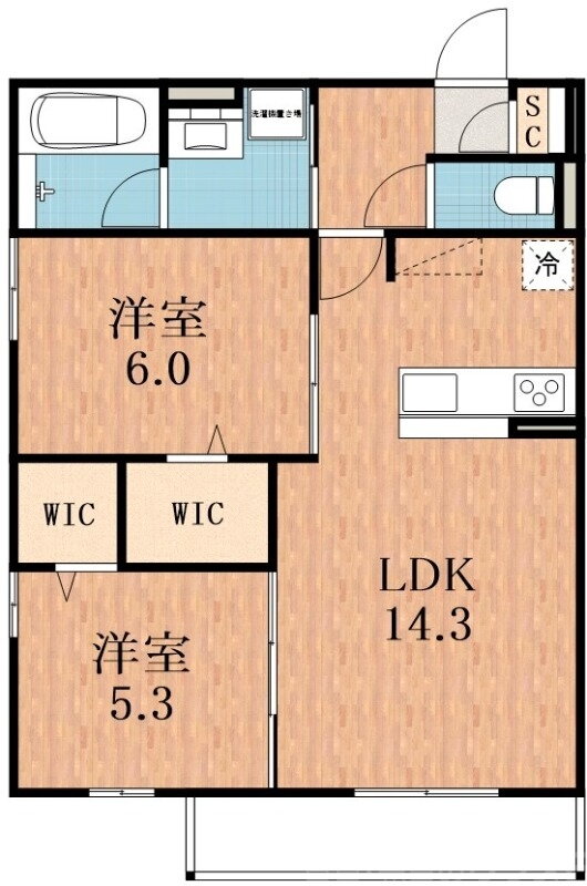 大阪府大阪市阿倍野区西田辺町２ 鶴ケ丘駅 2LDK アパート 賃貸物件詳細