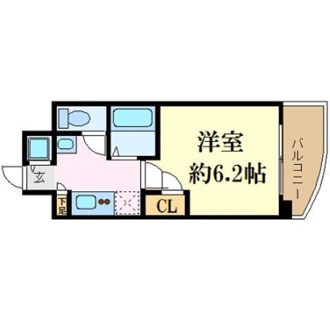 大阪府大阪市北区山崎町 天満駅 1K マンション 賃貸物件詳細