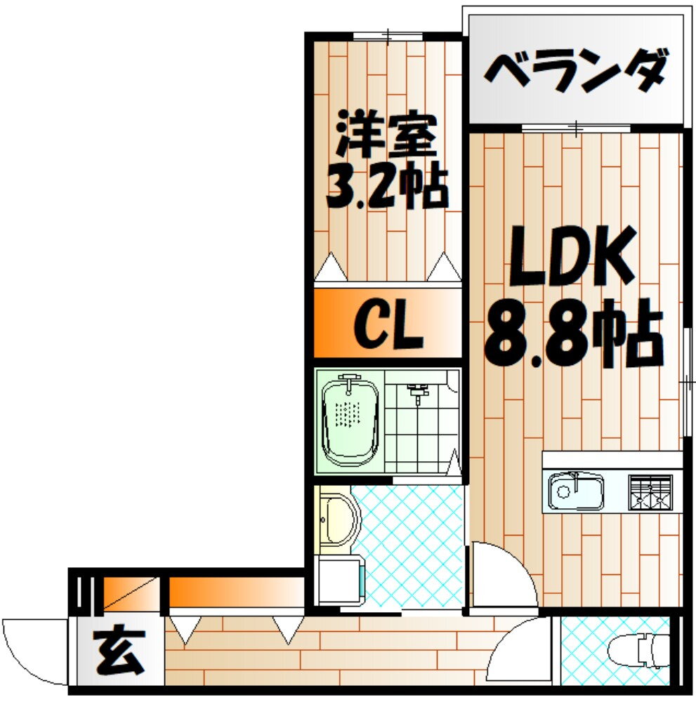 福岡県北九州市戸畑区中原東２ 九州工大前駅 1LDK マンション 賃貸物件詳細