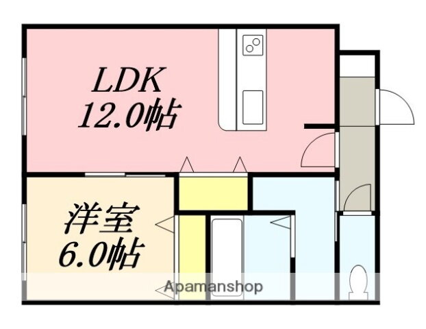 北海道函館市千代台町 堀川町駅 1LDK マンション 賃貸物件詳細