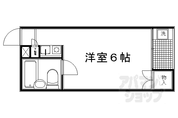 京都府京都市上京区米屋町 丸太町駅 1K マンション 賃貸物件詳細