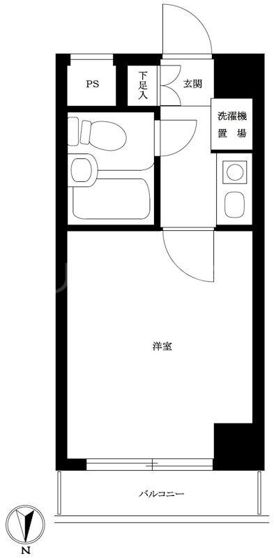 東京都大田区西蒲田６ 蓮沼駅 1K マンション 賃貸物件詳細