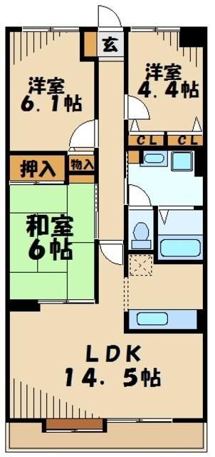 神奈川県横浜市青葉区榎が丘 青葉台駅 3LDK マンション 賃貸物件詳細