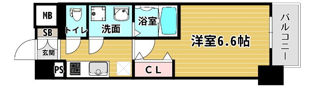 大阪府大阪市港区市岡元町１ 九条駅 1K マンション 賃貸物件詳細