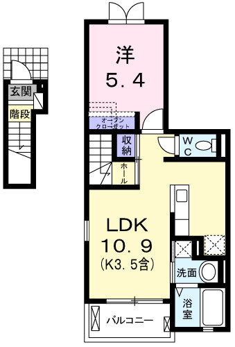 東京都羽村市栄町１ 小作駅 1LDK アパート 賃貸物件詳細