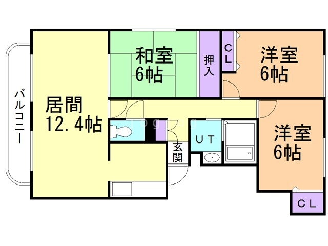 インペリアルＩＩ 4階 3LDK 賃貸物件詳細