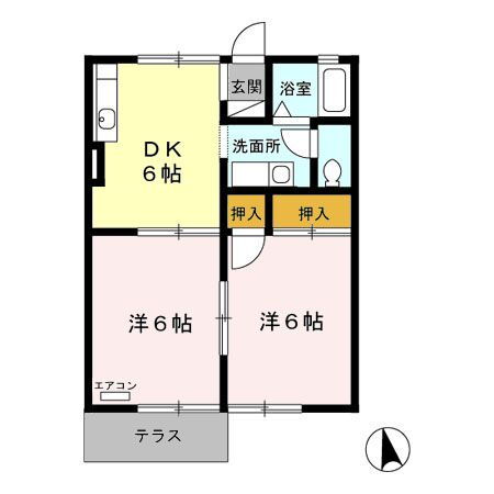 千葉県市原市山木 八幡宿駅 2DK アパート 賃貸物件詳細