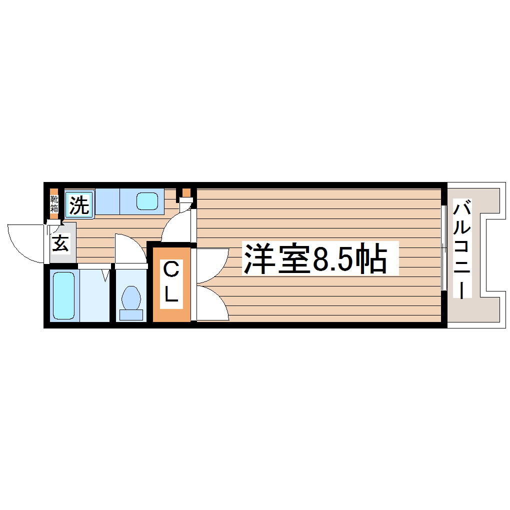 宮城県仙台市太白区富沢３ 富沢駅 1K マンション 賃貸物件詳細
