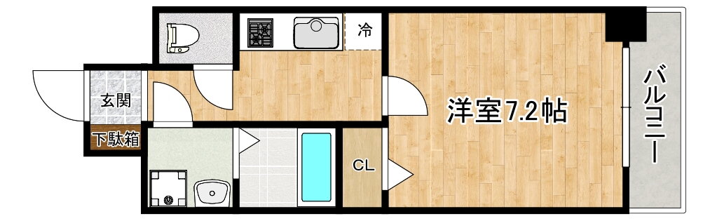 兵庫県神戸市東灘区深江本町３ 深江駅 1K マンション 賃貸物件詳細