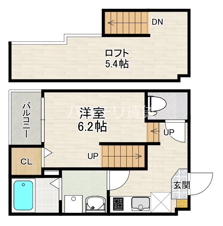 福岡県福岡市西区周船寺２ 周船寺駅 1K アパート 賃貸物件詳細