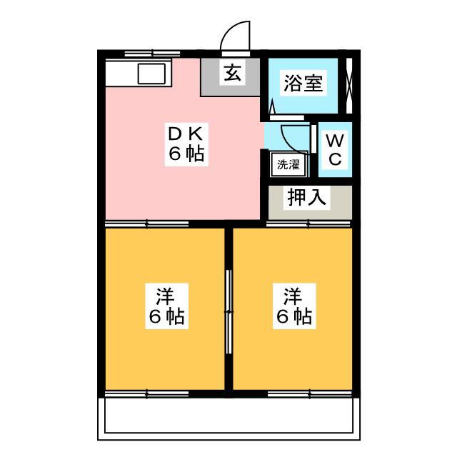 愛知県丹羽郡大口町替地１ 柏森駅 2DK アパート 賃貸物件詳細