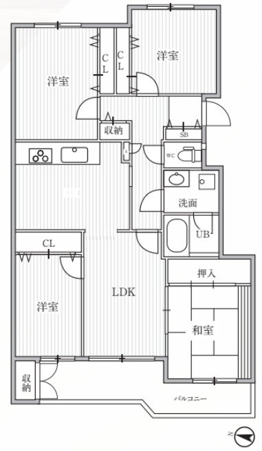 神奈川県横浜市神奈川区中丸 反町駅 4LDK マンション 賃貸物件詳細