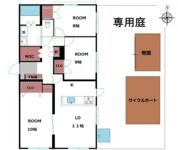 神奈川県川崎市中原区今井上町 武蔵小杉駅 3LDK マンション 賃貸物件詳細