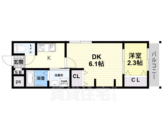 兵庫県尼崎市神田中通８ 出屋敷駅 1DK マンション 賃貸物件詳細