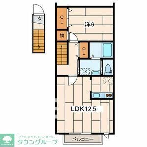 クリスタルコート 2階 1LDK 賃貸物件詳細