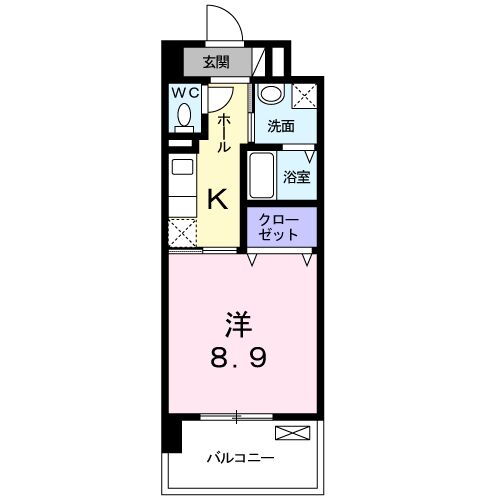 ラ・ルーチェＫ 8階 1K 賃貸物件詳細