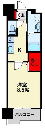 福岡県北九州市八幡西区萩原２ 萩原駅 1K マンション 賃貸物件詳細