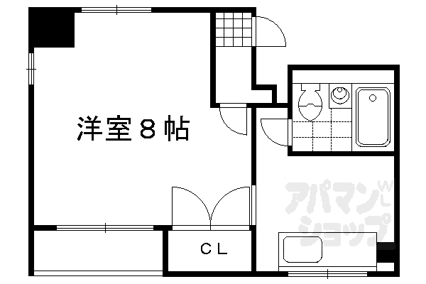 ヴィラ宇野 2階 1K 賃貸物件詳細