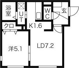 北海道札幌市西区発寒三条２ 発寒南駅 1LDK マンション 賃貸物件詳細