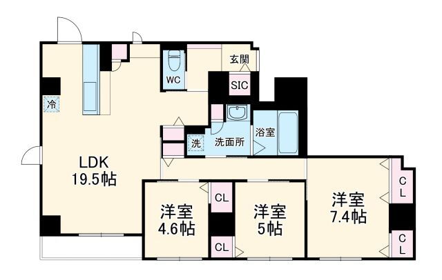 神奈川県横浜市港北区仲手原２ 妙蓮寺駅 3LDK マンション 賃貸物件詳細