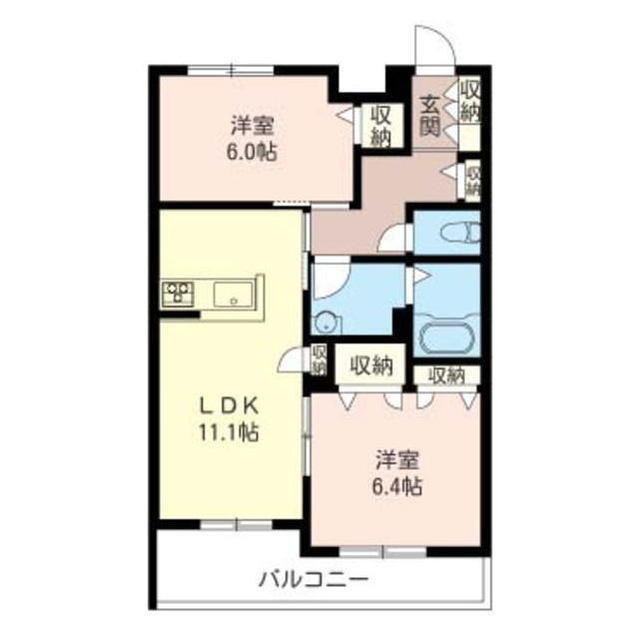 松本ハイツ 3階 2LDK 賃貸物件詳細