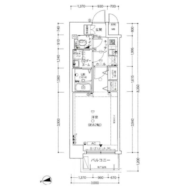 大阪府大阪市西区川口１ 阿波座駅 1K マンション 賃貸物件詳細