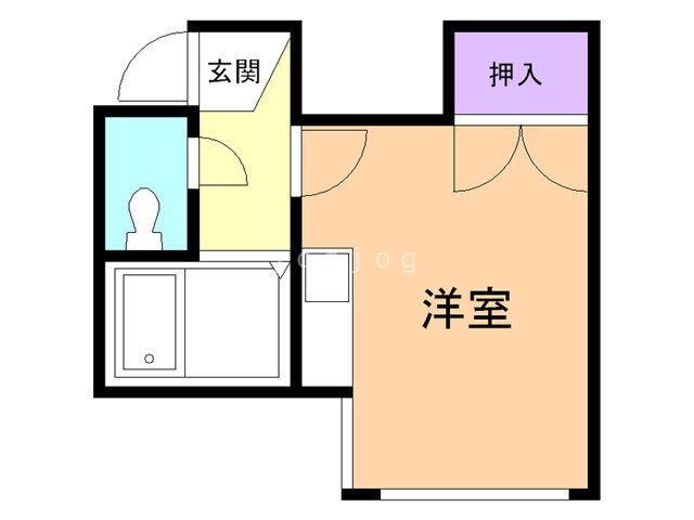 コーポ竹内 2階 ワンルーム 賃貸物件詳細