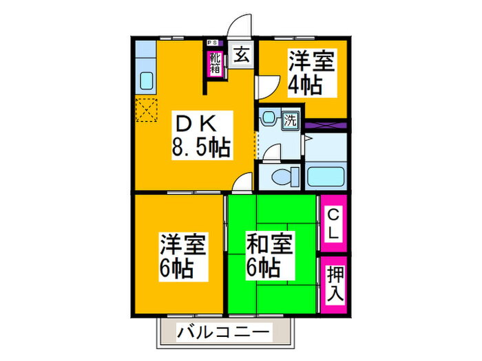 大阪府富田林市藤沢台４ 大阪狭山市駅 3DK アパート 賃貸物件詳細