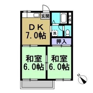 愛知県常滑市末広町１ 多屋駅 2DK アパート 賃貸物件詳細