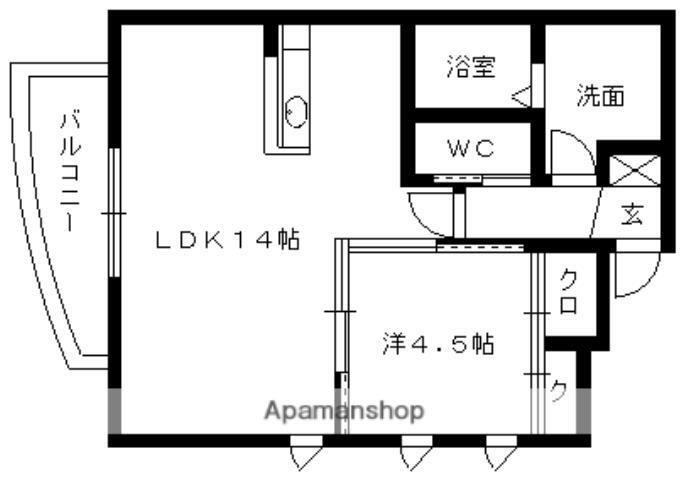 福岡県福岡市西区周船寺３ 周船寺駅 1LDK マンション 賃貸物件詳細