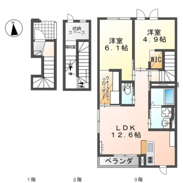 静岡県御殿場市中山 富士岡駅 2LDK アパート 賃貸物件詳細