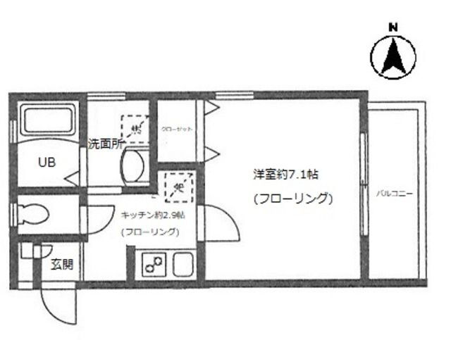 神奈川県横浜市港北区菊名５ 菊名駅 1K アパート 賃貸物件詳細