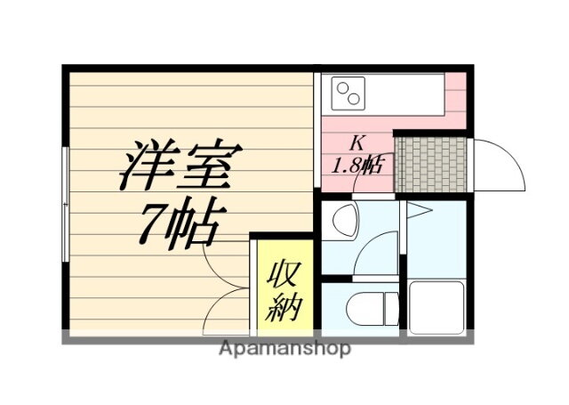 北海道札幌市北区新琴似七条２ 新琴似駅 1K アパート 賃貸物件詳細