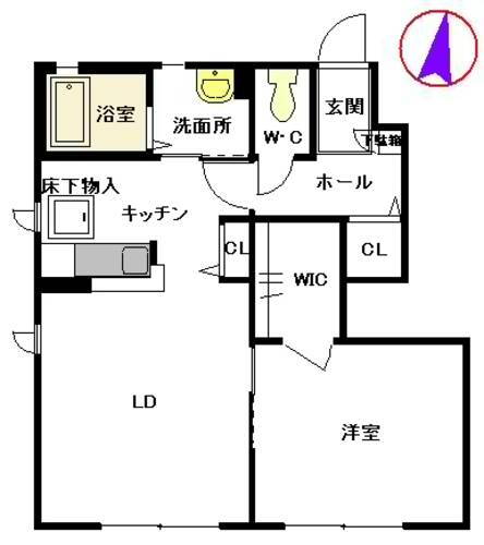 福岡県福岡市早良区小田部１ 室見駅 1LDK アパート 賃貸物件詳細
