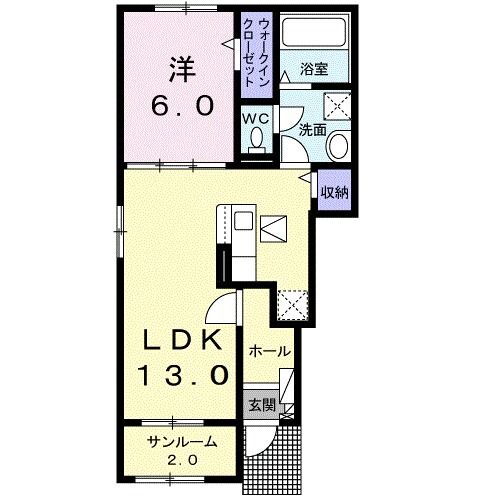栗原志波姫館　壱番館 1階 1LDK 賃貸物件詳細